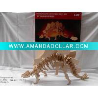 Dinosaur 3D wooden jigsaw puzzles