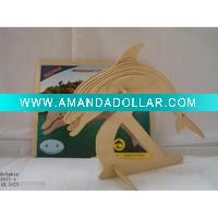 animal 3D wooden jigsaw puzzles