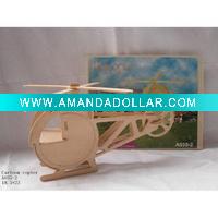 Plane 3D wooden jigsaw puzzles