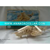 Plane 3D wooden jigsaw puzzles