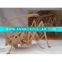 Animal 3D wooden jigsaw puzzles