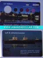 UV Indicator & Thermometer Card