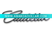 Metal Car name plate