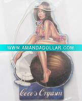 Wholesale Sexy girl paper hanging car air freshener SY3032