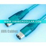 IEEE1394 6pin to 6pin Cable