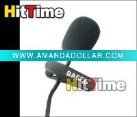 Wholesale Mini Clip Business Stereo Microphone Mic For PC laptop 1M
