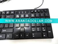 Wholesale wired slime populer keyboard