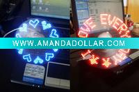 USB flashing fan
