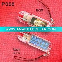 Plastic acrylic logo custom usb flash drive