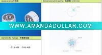 Wholesale noise cancelling foil electret condenser microphone