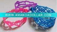Wholesale 2011 New Style Hollow Silicone Bracelet Wristbands Bands