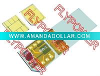 Wholesale 3g Cut universal dual sim card holder for 3G mobile with two cards both on line