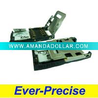 Wholesale ROHS 2 in 1 Open Door Type SIM and Micro SD Card Connector