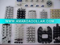 Silicone cell phone keypad