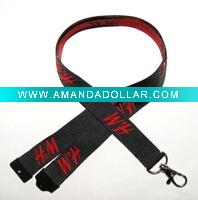 jacquard neck lanyard