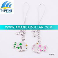 fashion metal cellphone pendant accessories