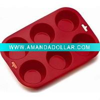 Wholesale Hot ! 2011 LFGB Silicone Muffin Pan
