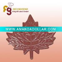 Wholesale PC Chocolate Mould-- Veined Maple Leaf Shape