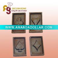 Wholesale PC Chocolate Mould--Poker Face Shape-- New
