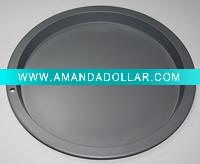 Round crust pizza pan