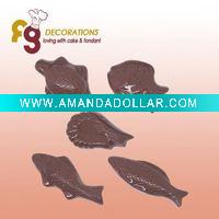 PC Chocolate Mould--Lovely Animal Shape--Fishes