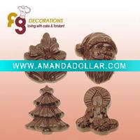 Wholesale PC Chocolate Mould--Merry Christmas -- Festival