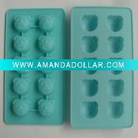 Wholesale 10 Cups Silicone Animal Chocolate Mould