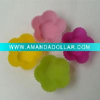 Wholesale Silicone Flower Shape Muffin Cup