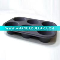 Wholesale Silicone 6 Cups Muffin Pan