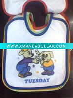 Printed baby bib