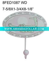 Wooden decoration baby coat hook