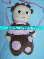 Plush baby backpack