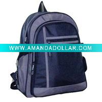 Wholesale 16 inch backpack with blue and grey color