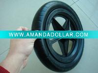 Wholesale 12" PU baby carrier wheel