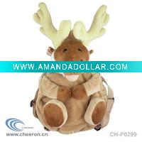 Plush soft animal bag
