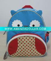 Beautiful handmade animals school backpack for child