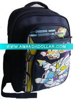 Wholesale school bag with Ultraman printing,book bag student bag backpack
