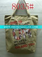 Wholesale Fashion Latest Canvas shopping bag
