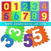 eva number puzzle floor mats
