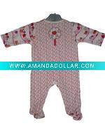 Wholesale spots baby clothes with print