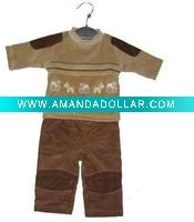 Wholesale baby boy clothing set