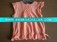 Wholesale orange baby girl's clothing