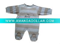 baby stripe romper
