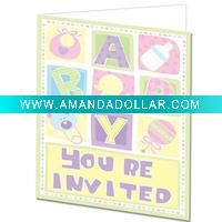 Wholesale Party Invitation Cards with Envelopes - Baby