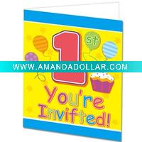 Printed Invitation Cards with Envelopes - Baby Party