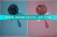 Baby Shower Candy Rattle Invitation