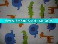 Wholesale baby product printed flannel
