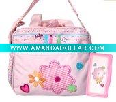 Wholesale 600D small handmade cute baby diaper bags