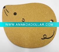irregular shaped cork mat
