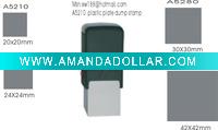 square self-inking stamp